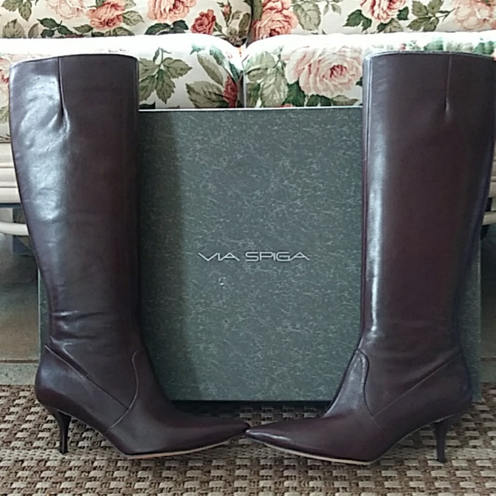 Chocolate Brown Via Spiga Boots